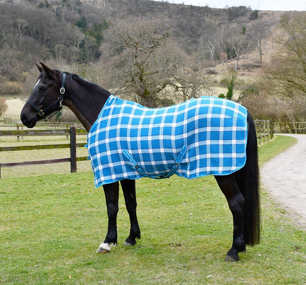 Picture of Rhinegold Smart-Tec Waffle Cooler Rug, Horse Rug, 4 Colours, Std Neck