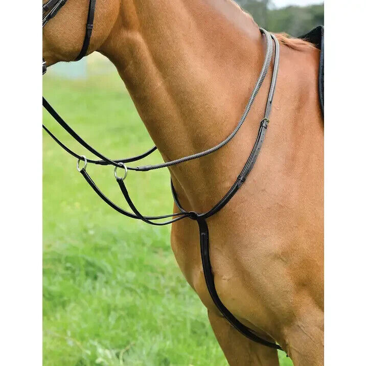 Picture of Kincade Classic Plain Raised Running Martingale, Black or Havana