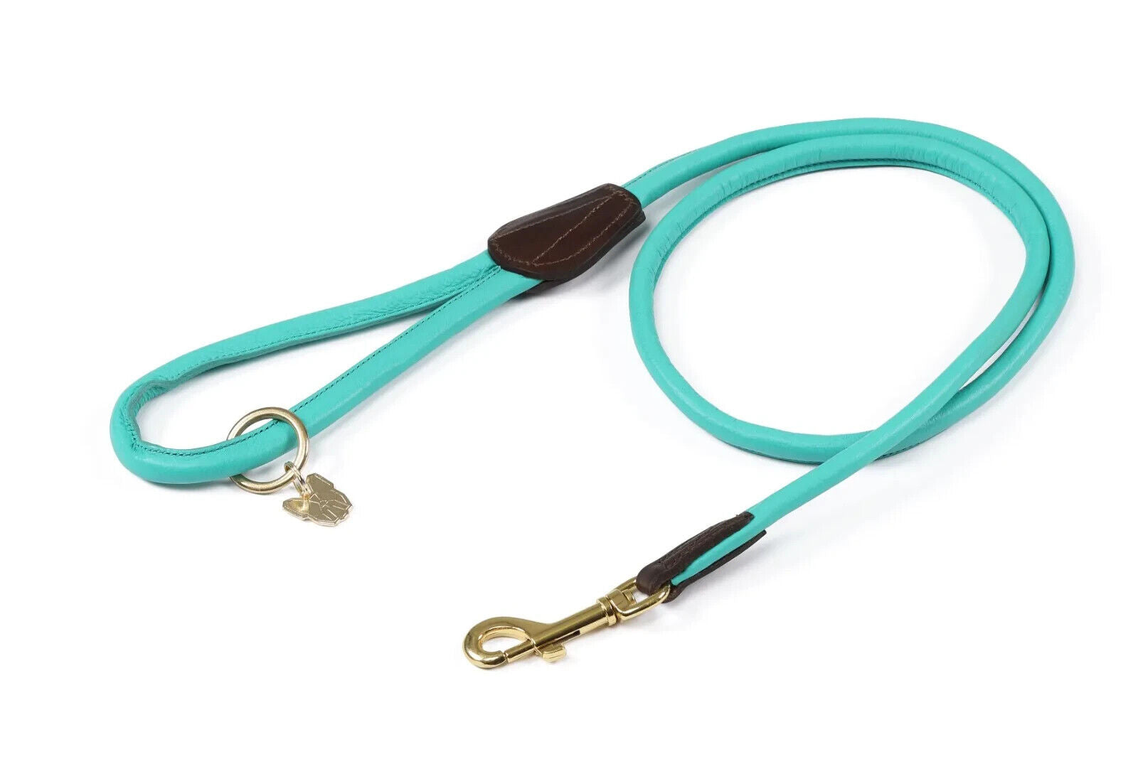 Picture of Digby and Fox Rolled Leather Dog Lead   in   Various Colours
