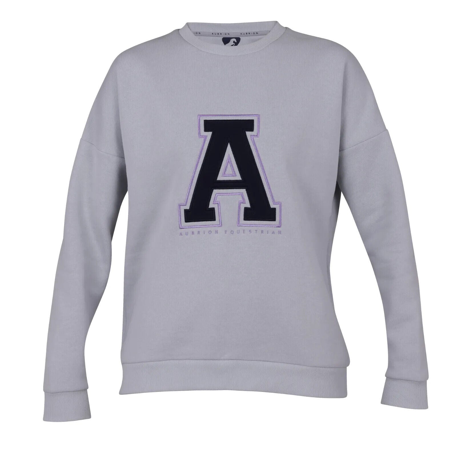 Picture of Shires Aubrion Ladies Serene Sweatshirt, Womens, XXS-XXXL, Grey or Purple