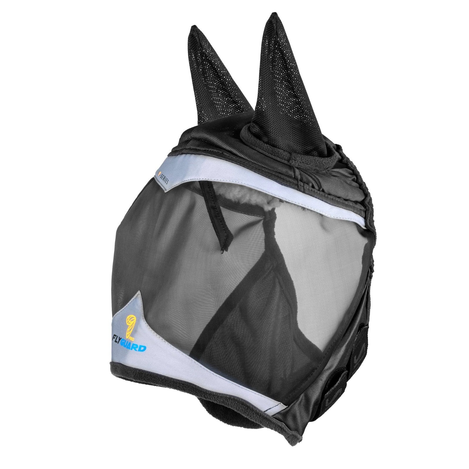 Picture of Shires FlyGuard Pro Fine Mesh Fly Mask with Ears,  UV Protection, 3 Colours