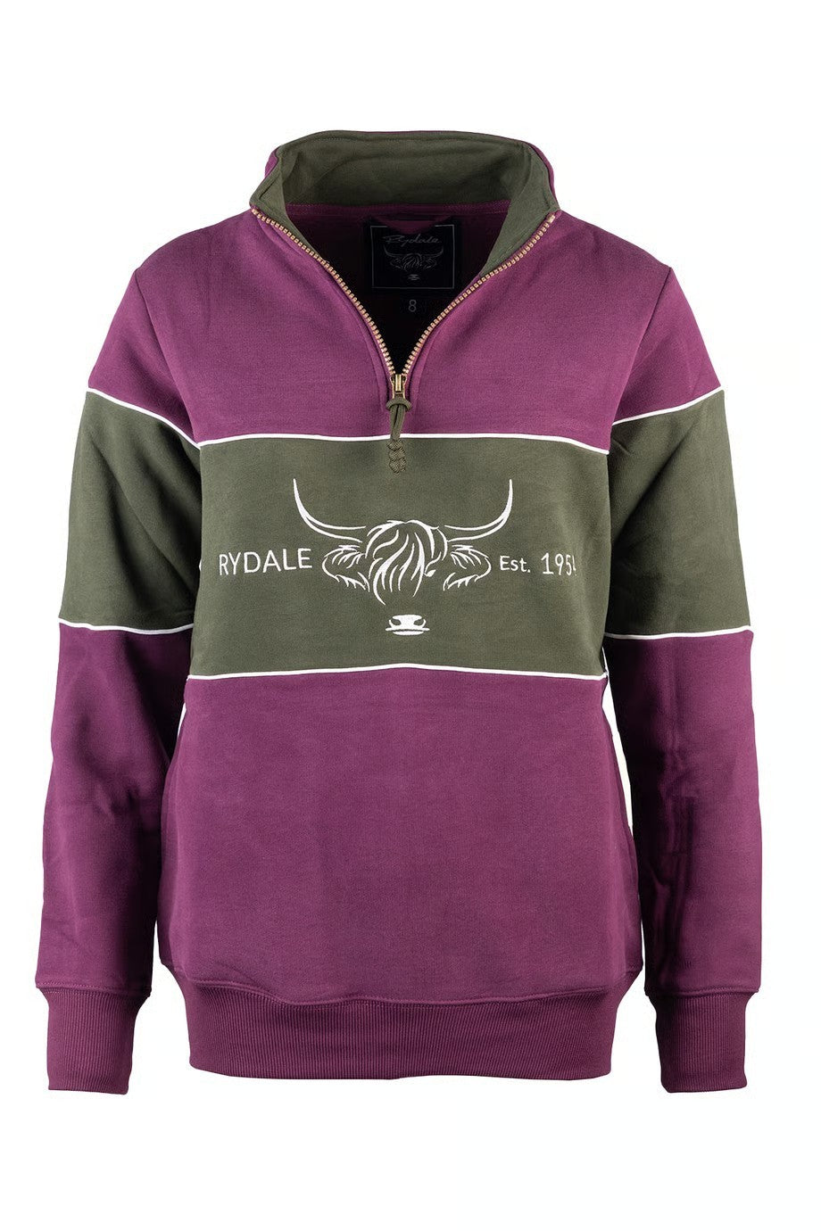Picture of Rydale Ladies Highland Cow Sweatshirt - Byland, 10 Colour Options