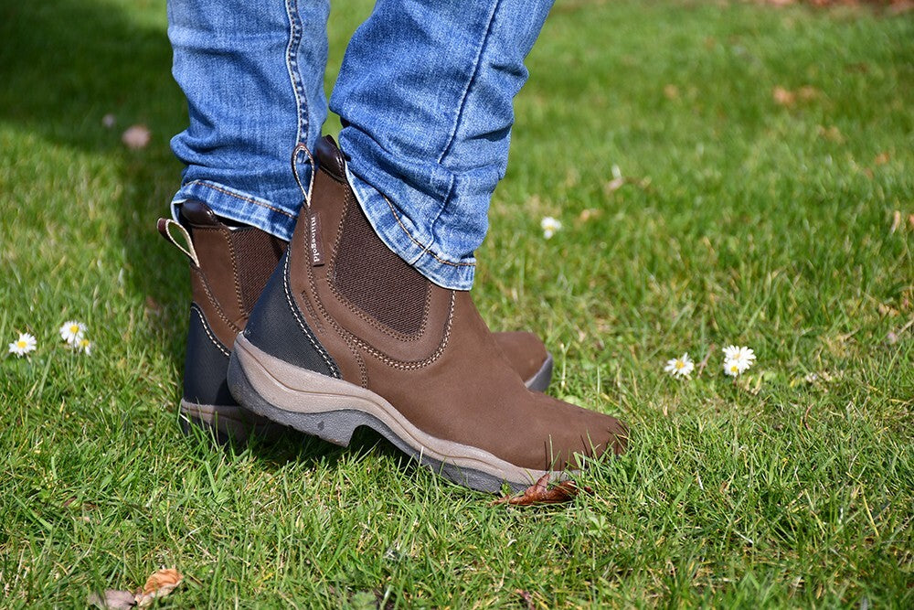 Picture of Rhinegold Columbus Short Waterproof Country Boots, Yard Boots, Walking,