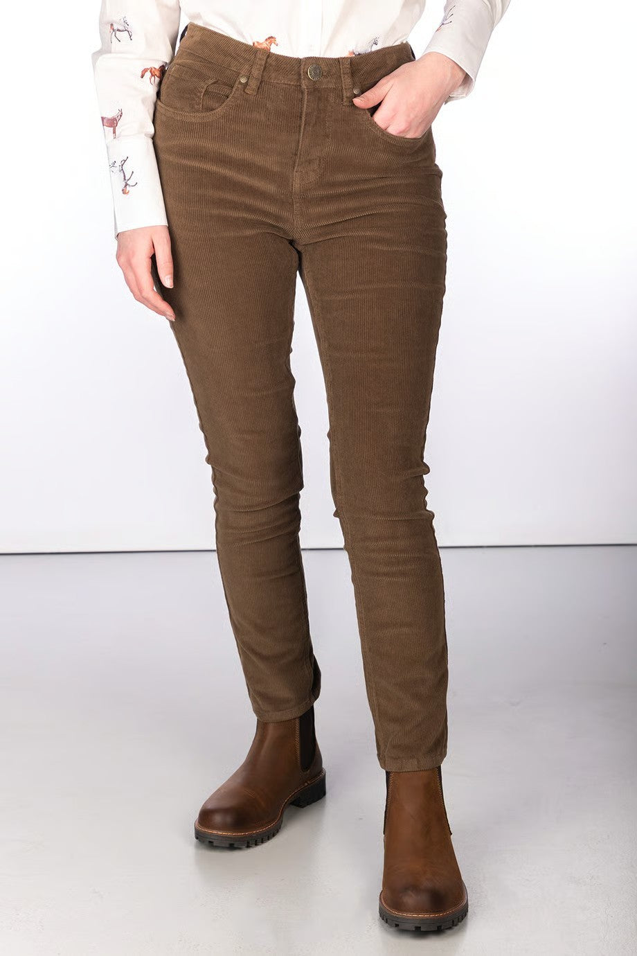Picture of Rydale Ladies Straight Leg Corduroy Trousers - Ella,  3 Colour Options