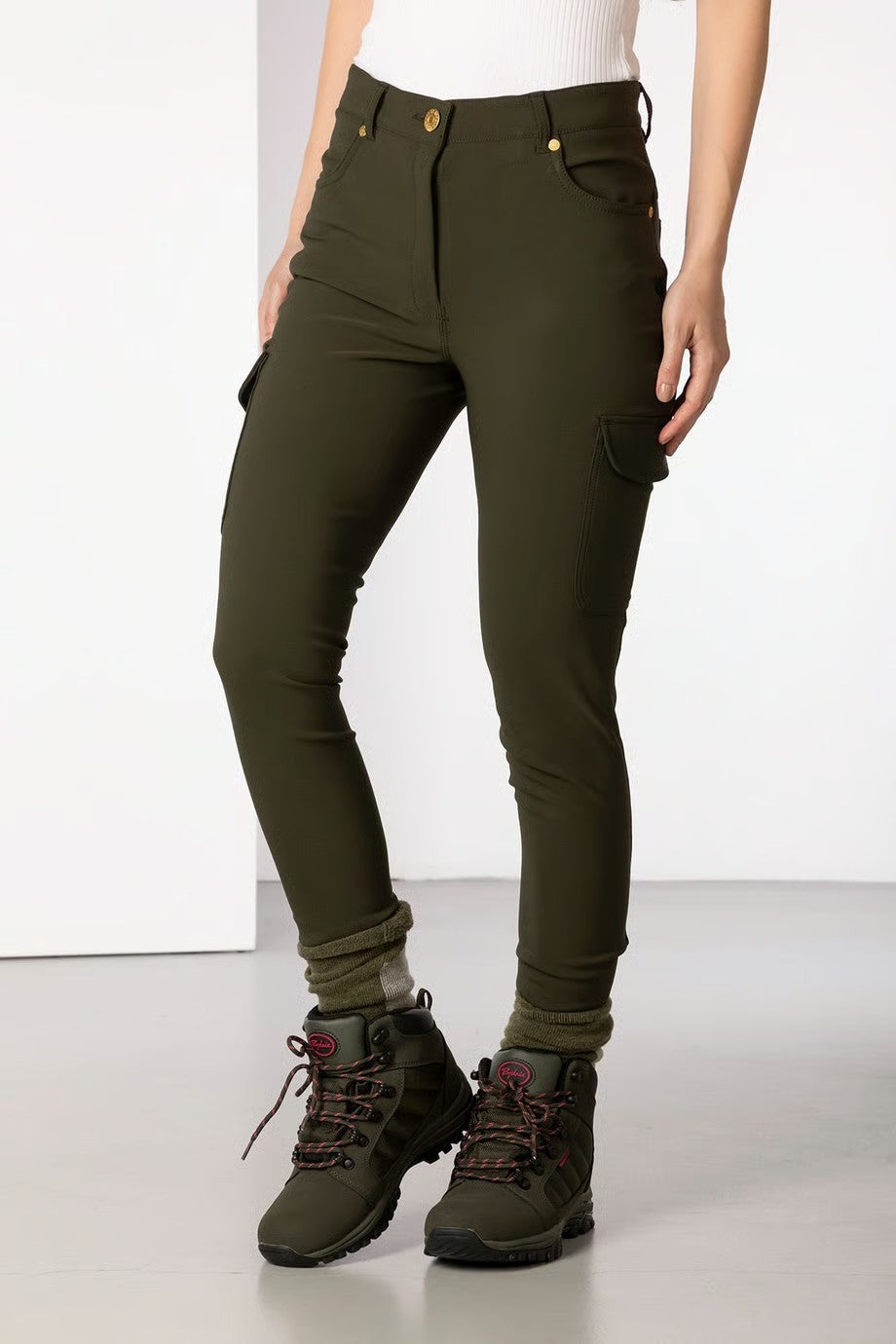 Picture of Rydale Ladies Walking Trousers With Pocket - Aike II, 5 Colour Options
