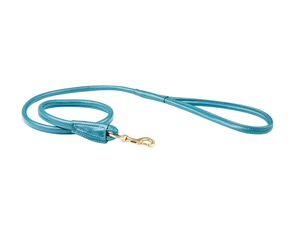 Picture of Weatherbeeta Rolled Leather Dog Lead, 5 Colours.