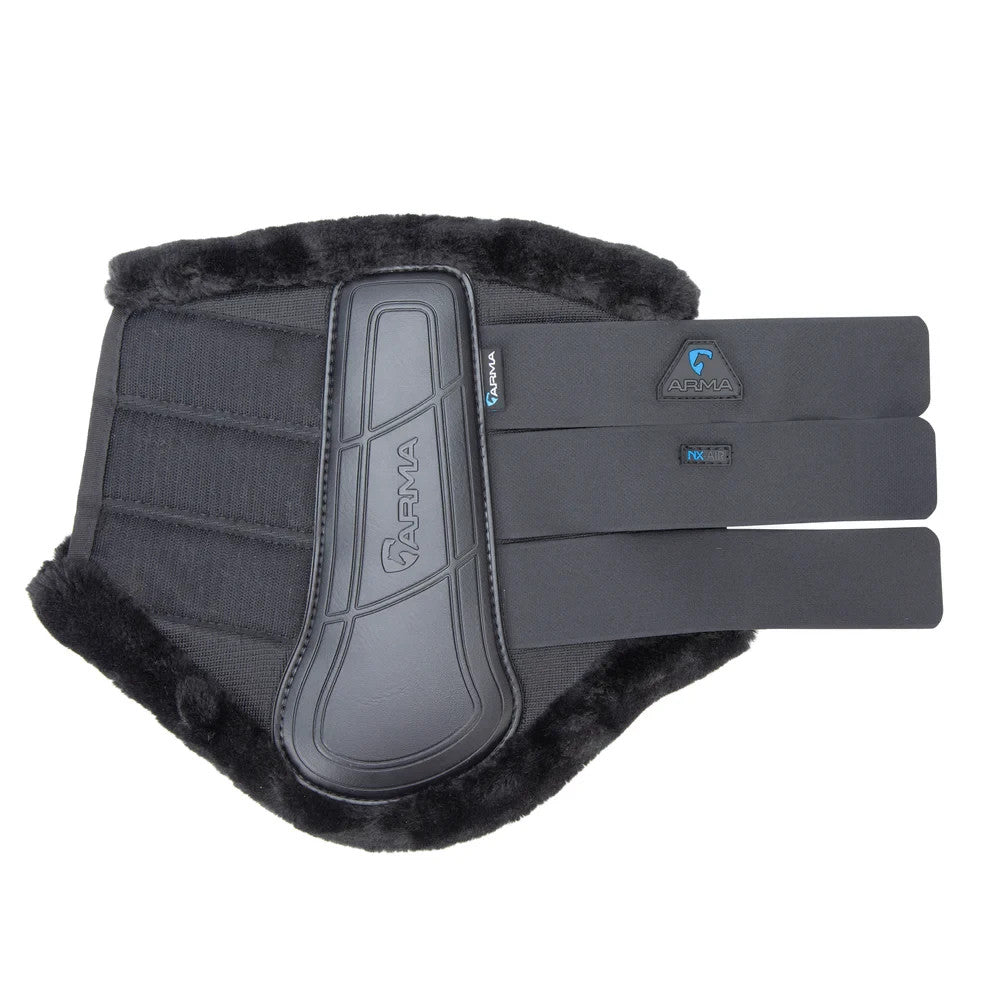 Picture of Shires Arma NX-AIR SupaFleece Brushing Boots, Black or Brown, 5 Sizes