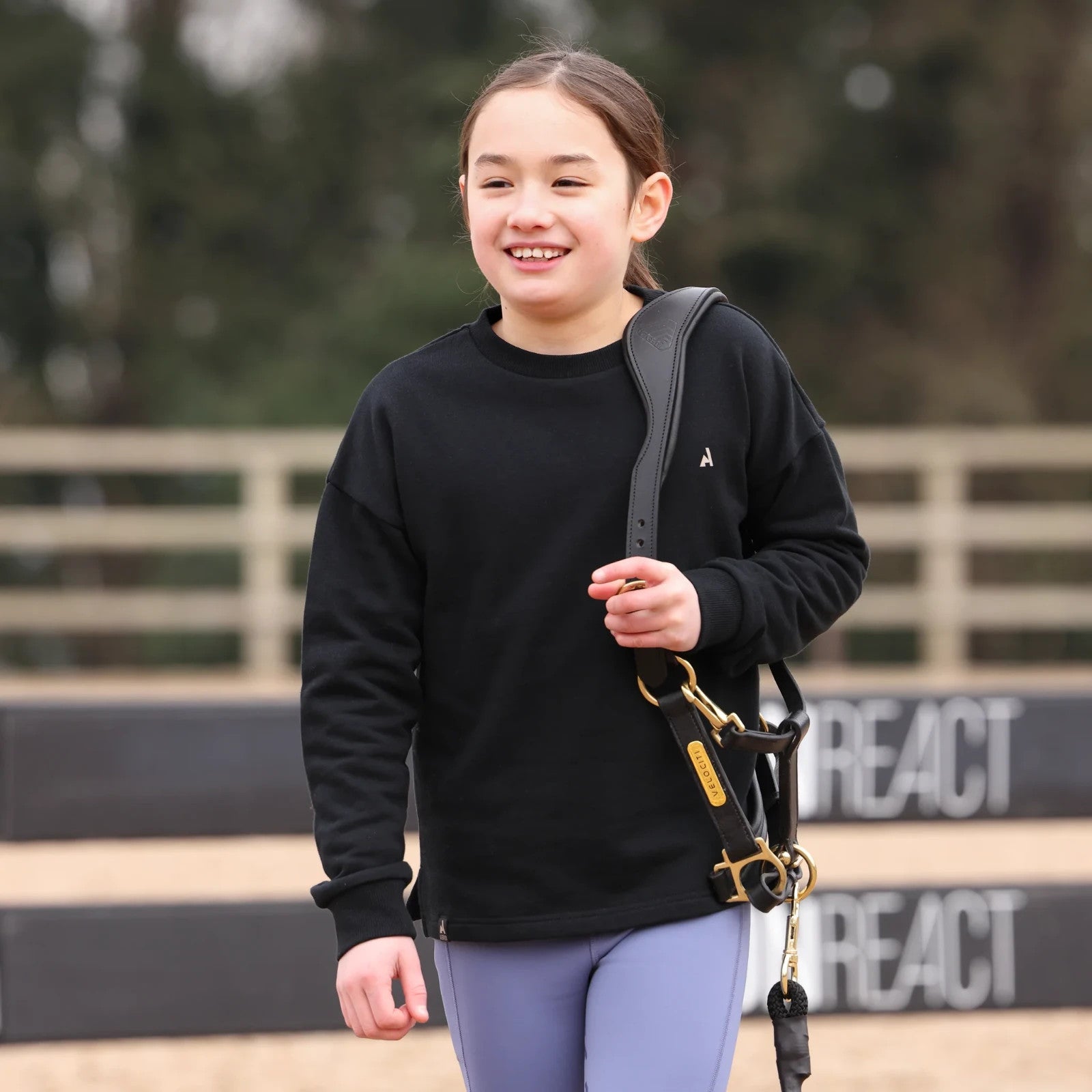 Picture of Shires Aubrion React Sweatshirt - Young Rider , Ages 7-14,