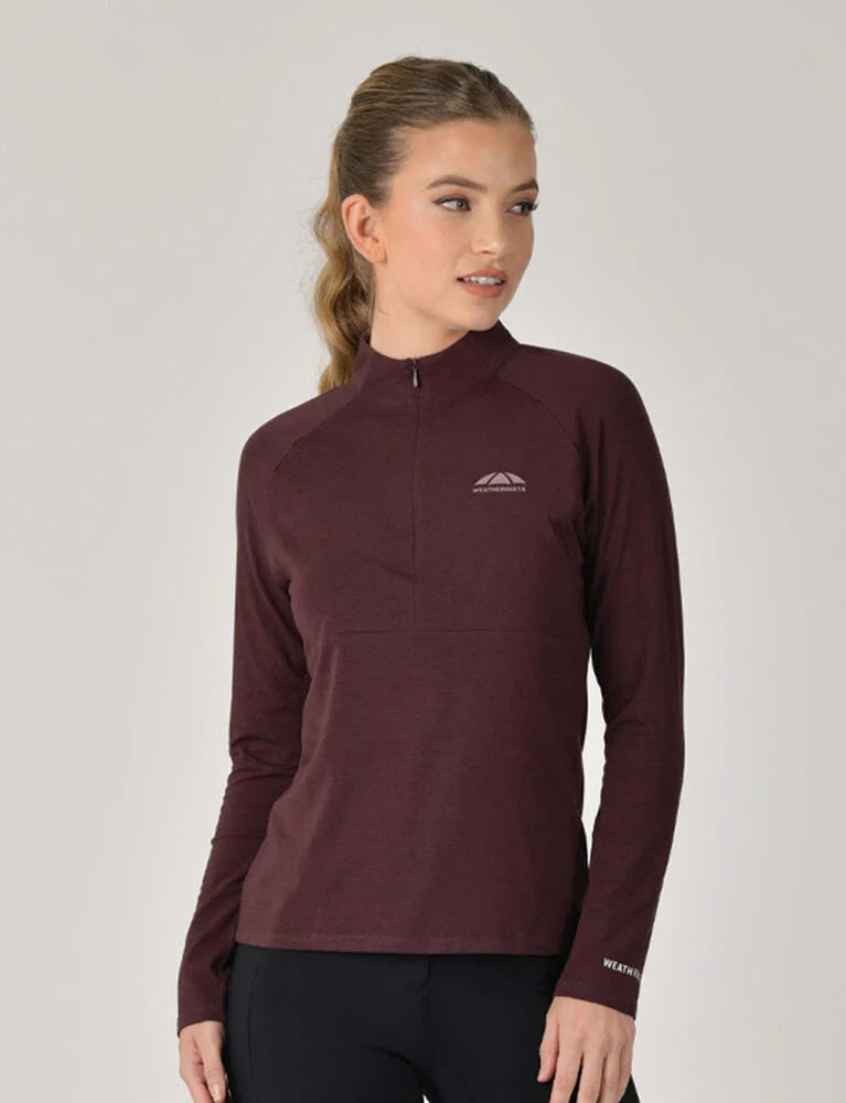 Picture of Weatherbeeta Ladies Bamboo Long Sleeve Performance Base Layer, 3 Colours.