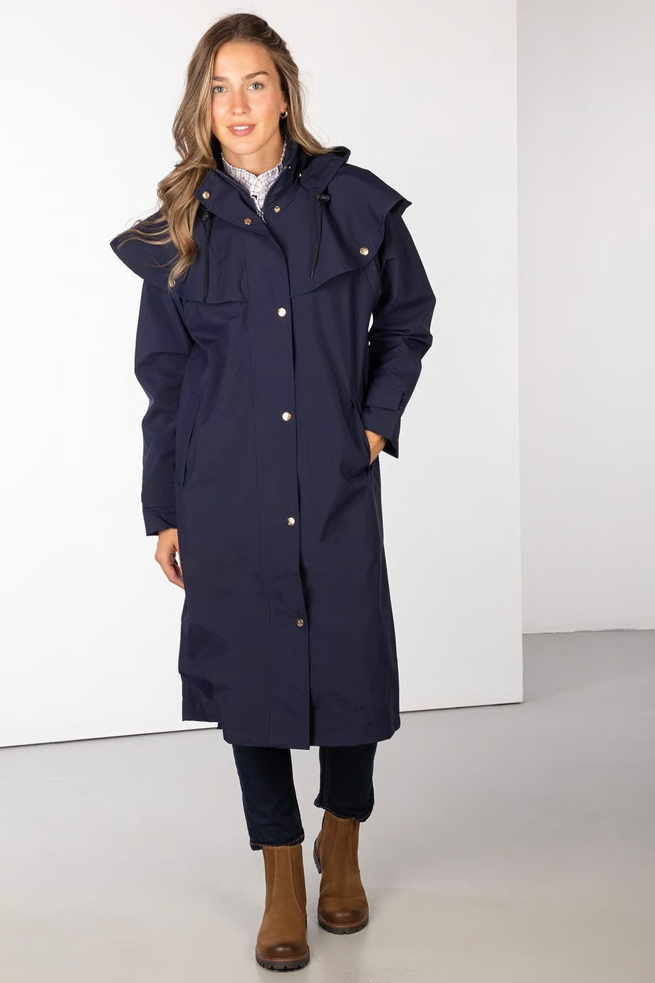 Picture of Rydale Ladies Full Length Waterproof Coat - Bramham, 3 Colour Options,