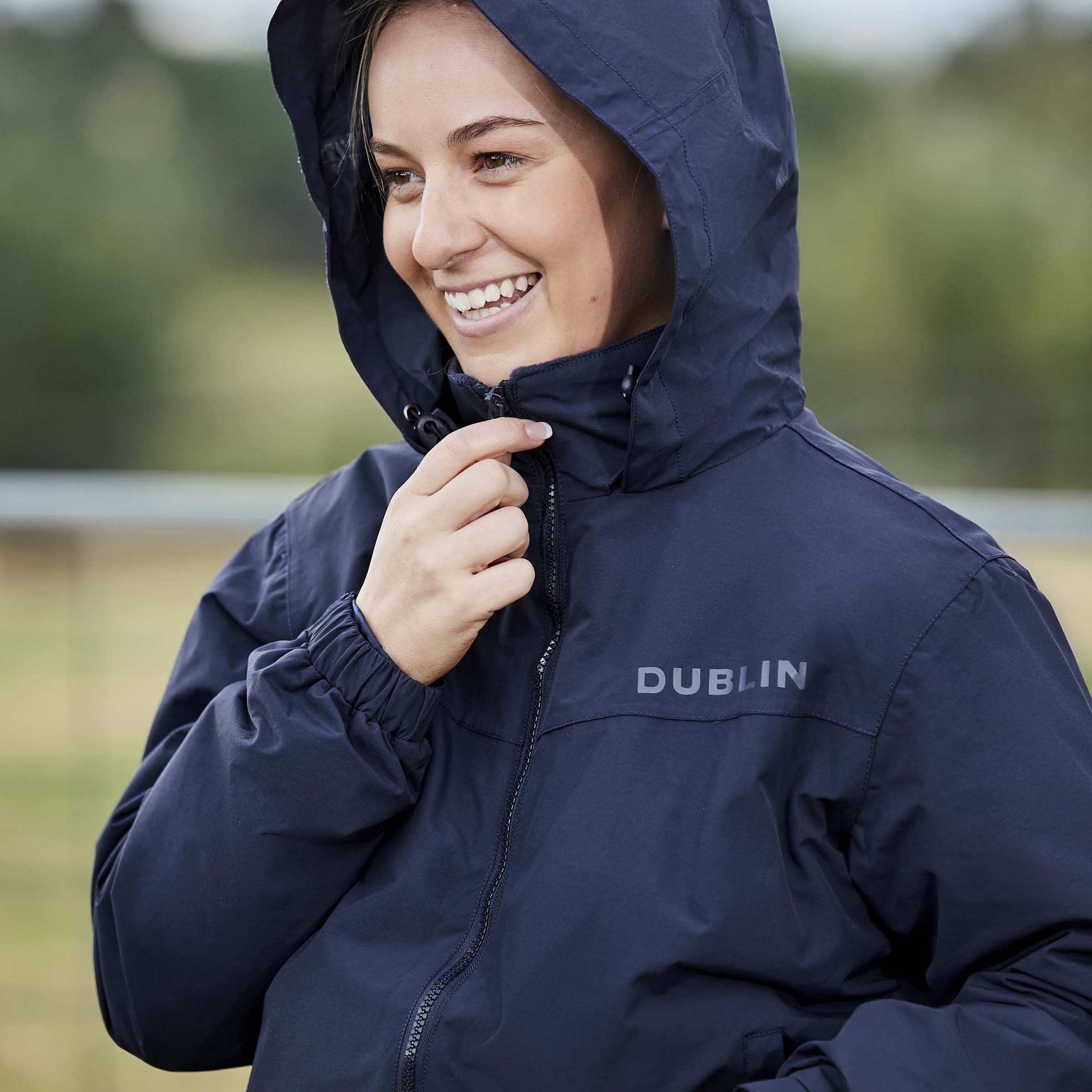 Dublin Trinity Ladies Waterproof Blouson Jacket, Lightweight, Womens Size XS-XXL
