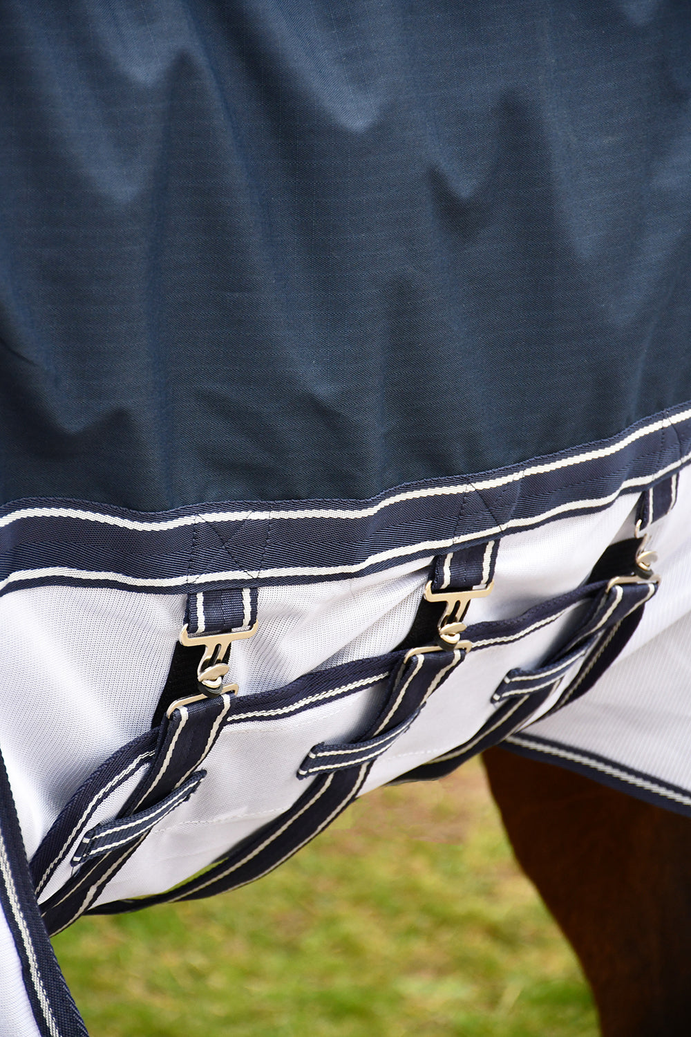 Rhinegold Sierra Waterproof Topline Fly Horse Rug, Full Neck With Belly Guard.