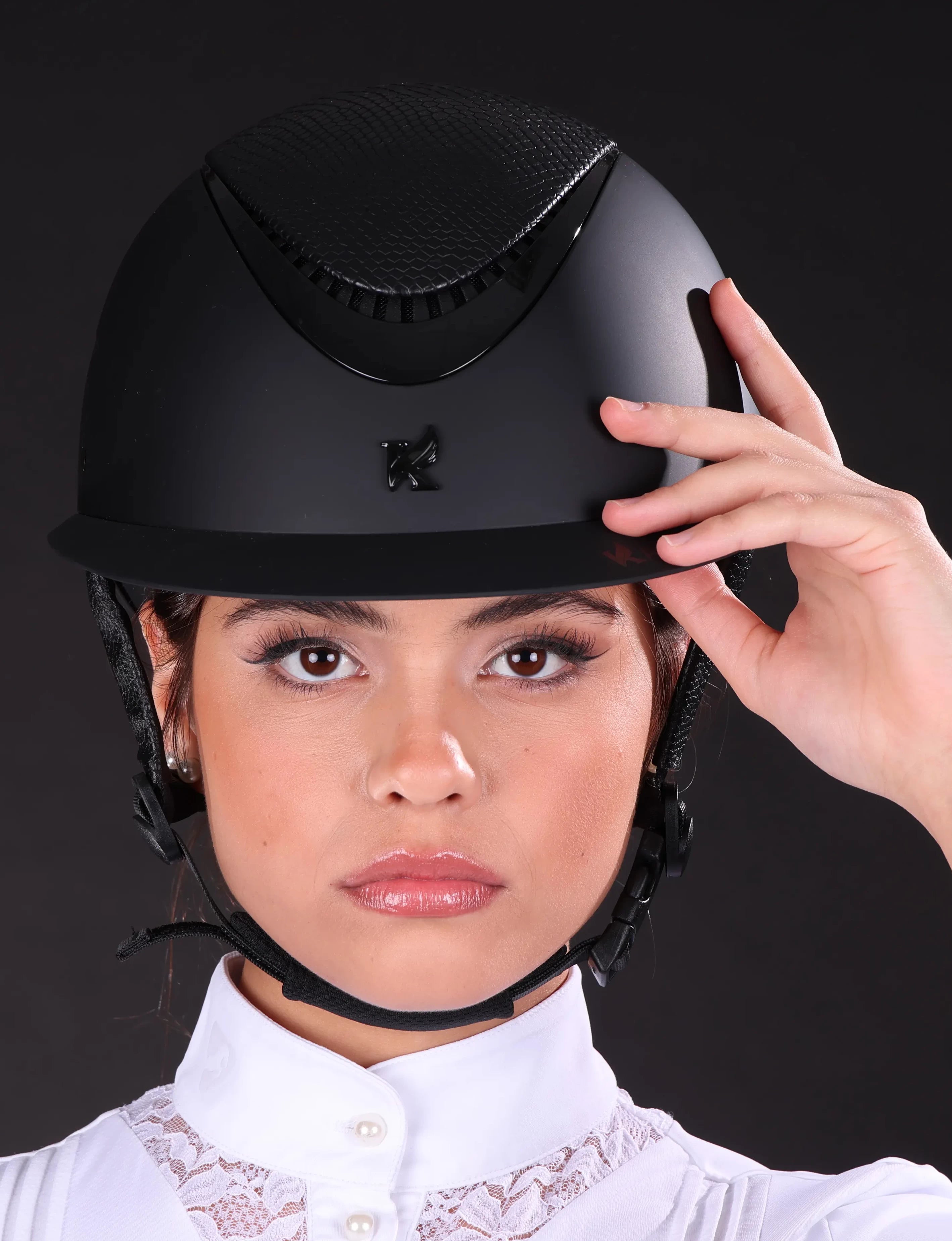 Shires Karben Lorah Ellipse Riding Hat, Dial Sizing, PAS015 Kitemarked, 2 Colour