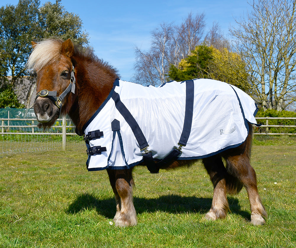 Rhinegold Mini Fly Rug-Includes Detachable Neck Cover, 3'6" - 4'3"