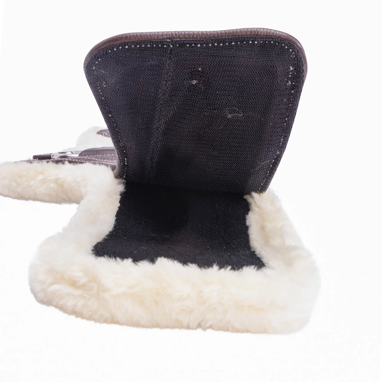Shires Velociti Lusso Elite Dressage Girth, Black / Havana, 20" - 30"