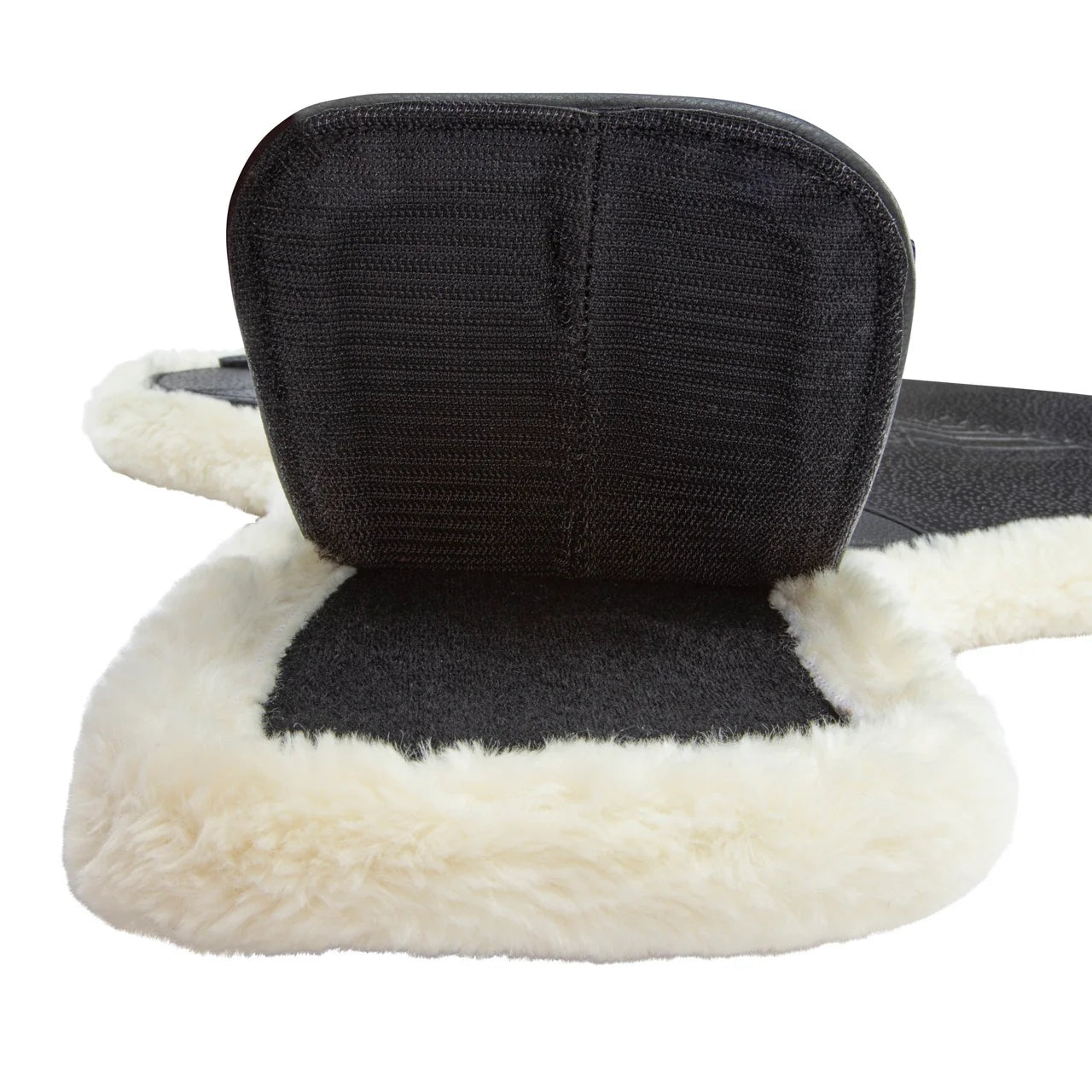Shires Velociti Lusso Elite Short Stud Girth with Elastic, Black/Havana, 20" - 28"