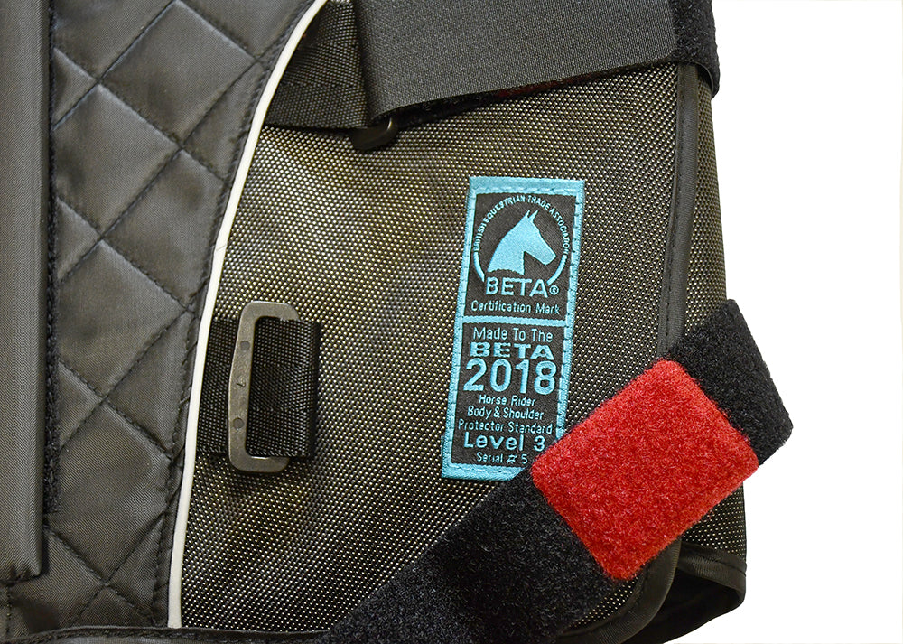 Rhinegold Pro-Tec Zip Front Body Protector, Beta Level 3, Horse Riding, Adult