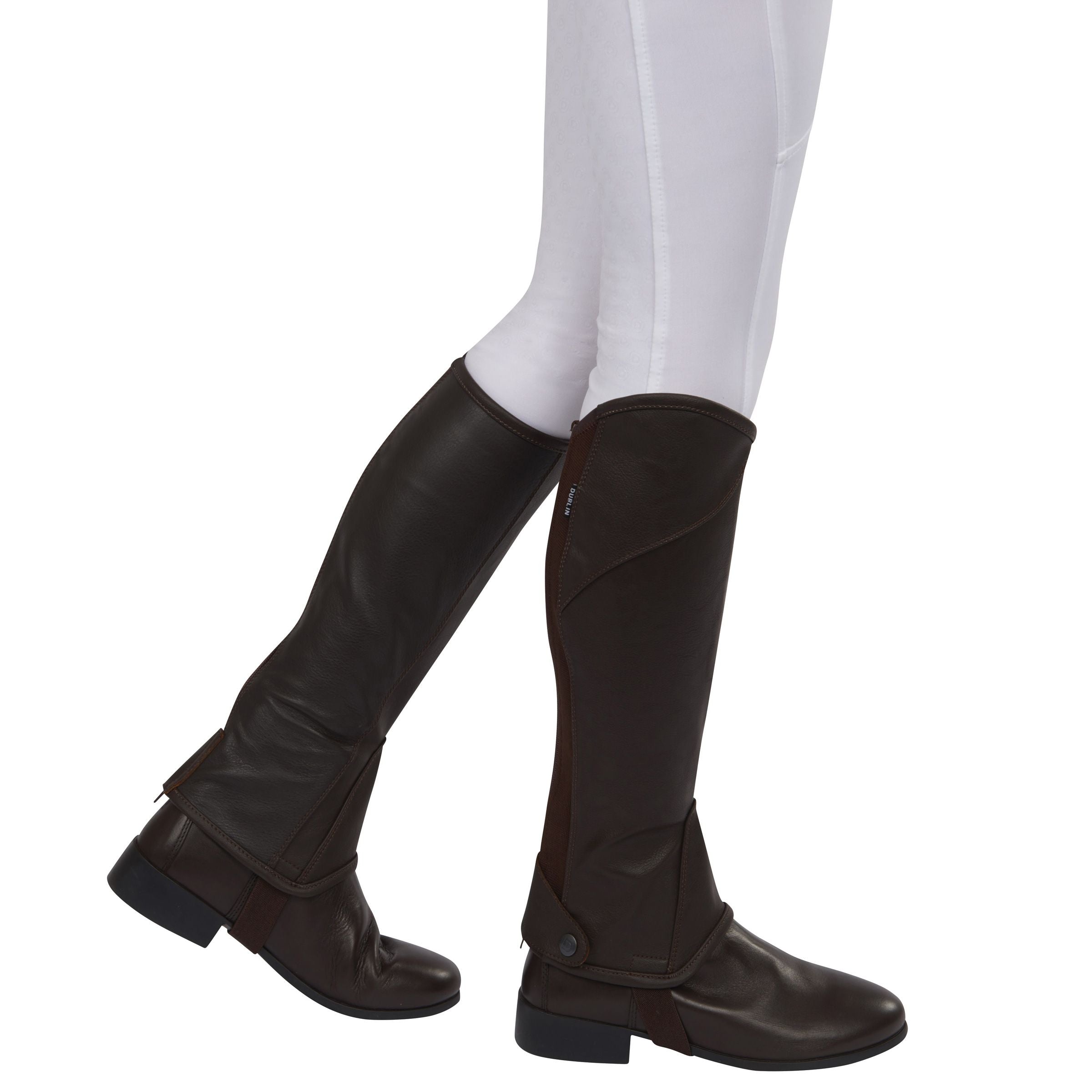 Dublin Stretch Fit Riding Half Chaps, 3 Colours, Adult & Child Sizes,