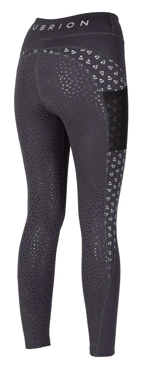 Shires Aubrion Coombe Ladies Riding Tights - Reflective