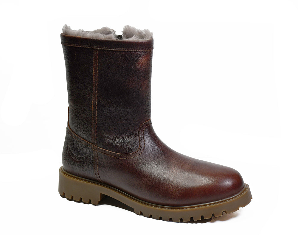 Rhinegold Burford Waterproof Leather Mens Short Boots, Brown.