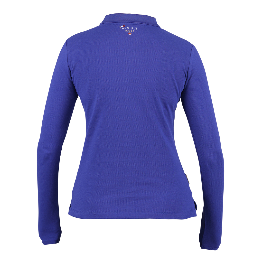 Shires Aubrion Ladies Team Long Sleeve Polo Shirt, 3 Colours,  XXS -XXL