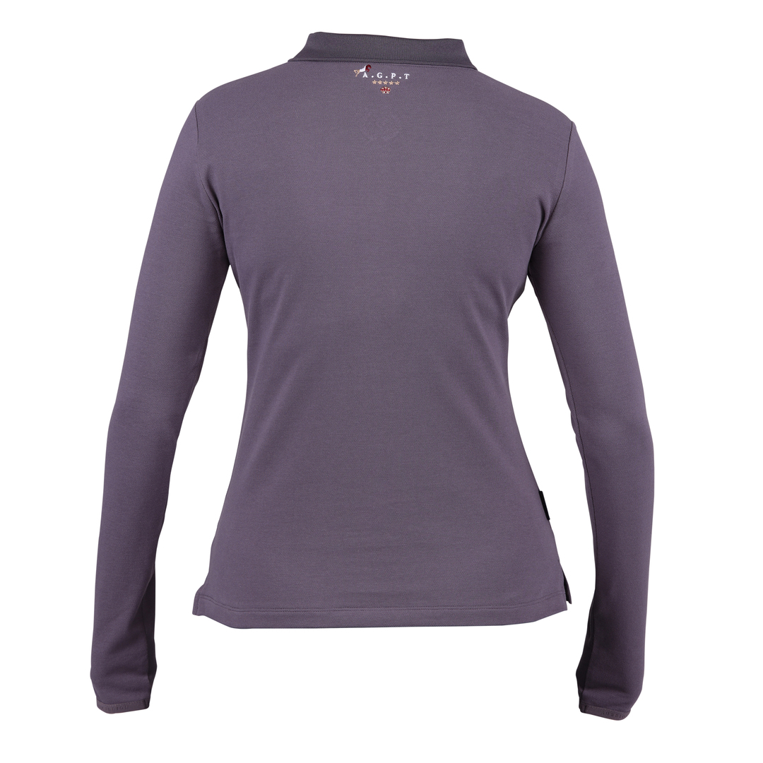 Shires Aubrion Ladies Team Long Sleeve Polo Shirt, 3 Colours,  XXS -XXL