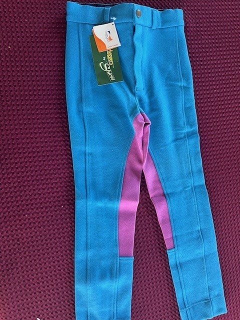 Shires Two tone Childs Saddlehugger Jodhpurs.  Clearance item