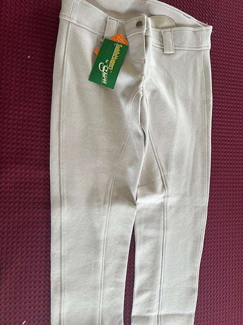 Shires Ladies Saddlehugger Hipsters, Stone, Clearance.