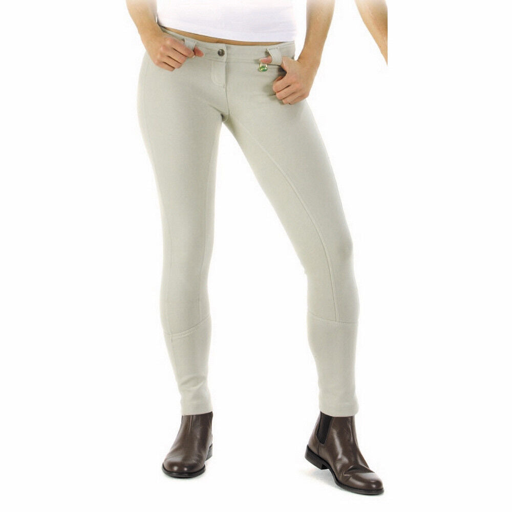 Shires Ladies Saddlehugger Hipsters, Stone, Clearance.