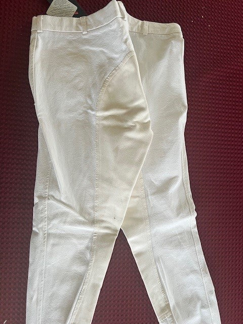Shires Ladies Chester Performance Breeches, White, 28 Reg, Clearance