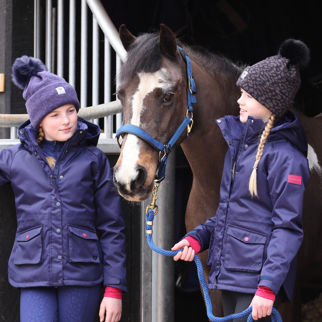 Shires Aubrion Palisade Waterproof Coat, Young Rider, Ink Colour , Age 7-16 yrs