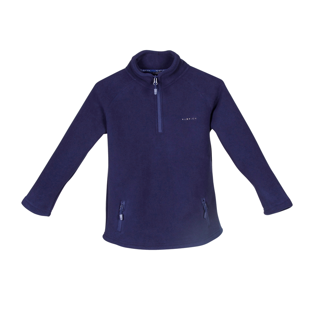 Shires Aubrion Restore Half Zip Fleece Top, Young Rider, 3 Colours, Age 7-16 Yrs