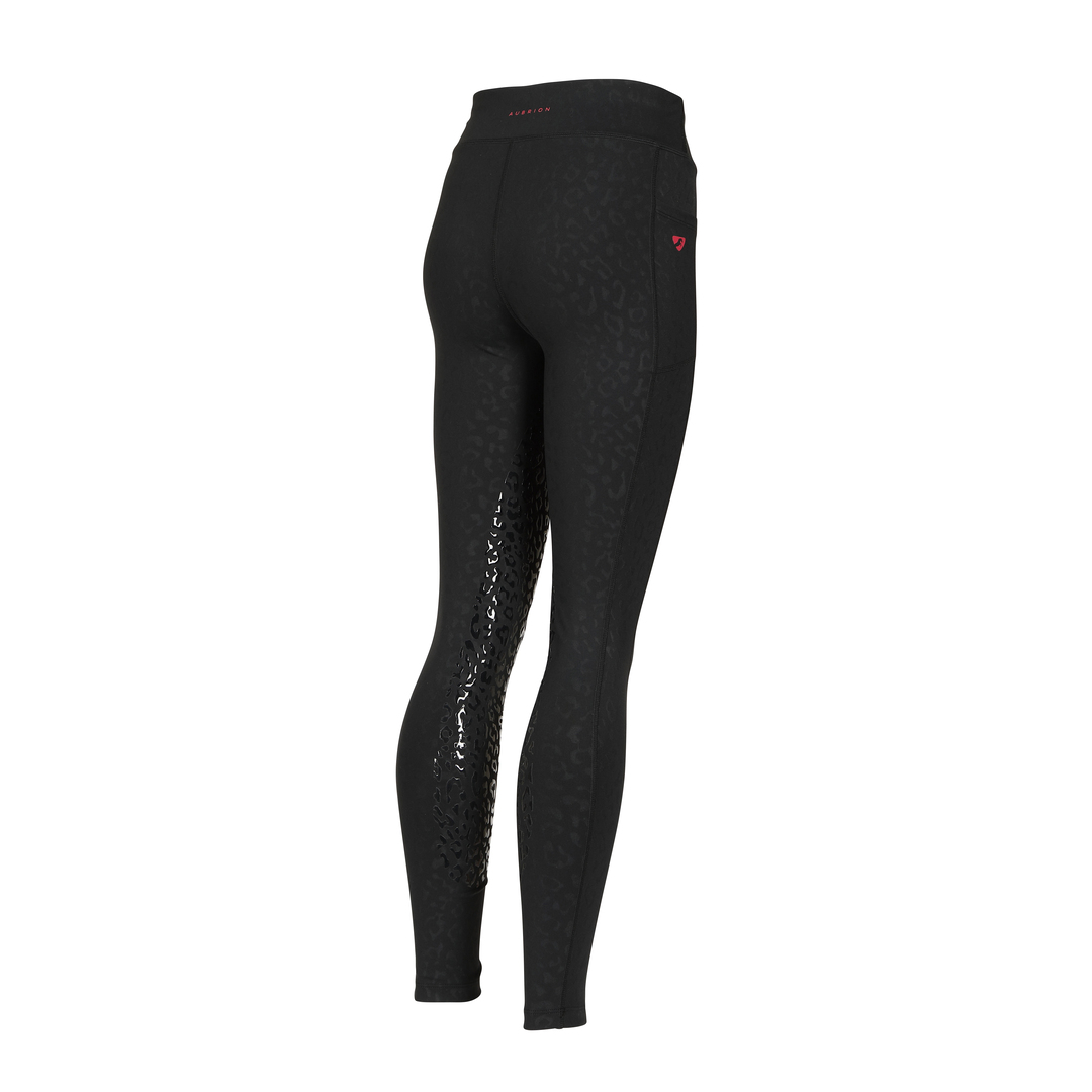 Shires Aubrion Non-Stop Riding Tights - Young Rider, 5 Colours, Age 7-16