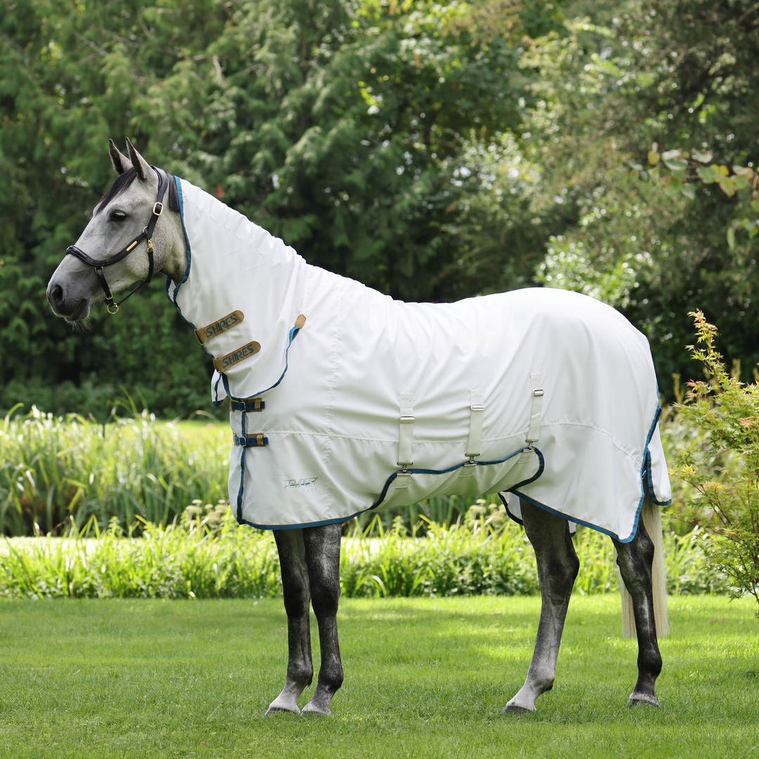 Shires-Tempest-Plus Sweet-Itch Combo Fly/Bug Rug, Summer Turnout Horse Rug