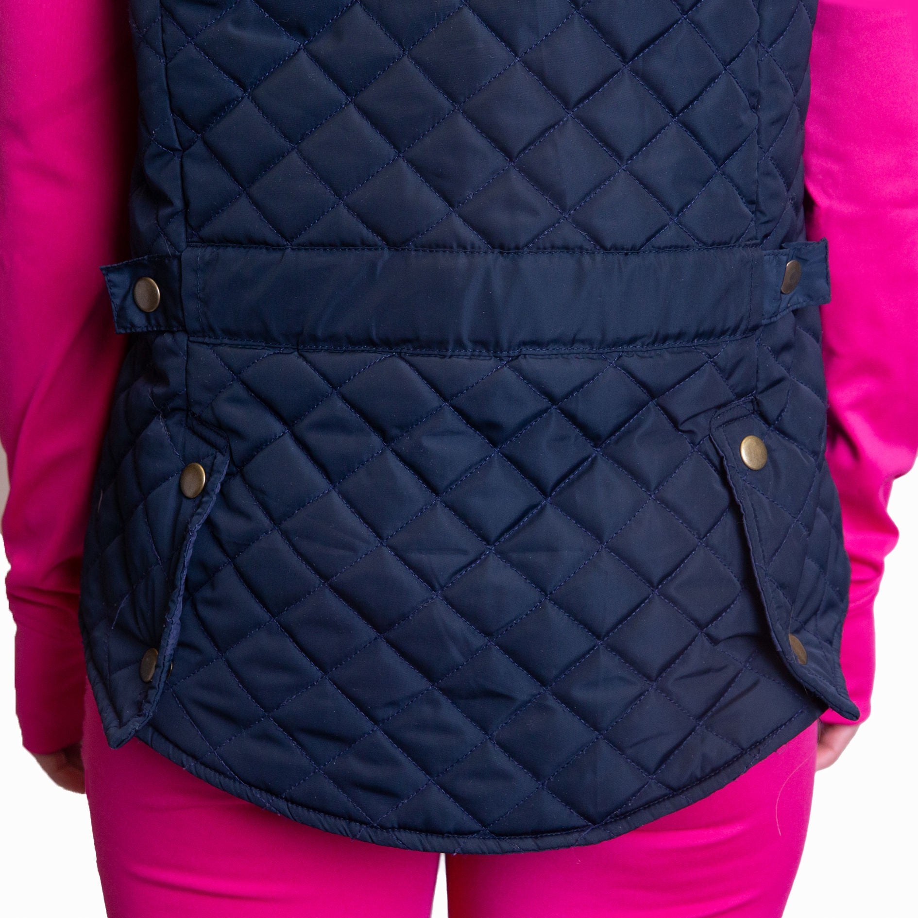 Gallop Equestrian Womens Navy Gilet
