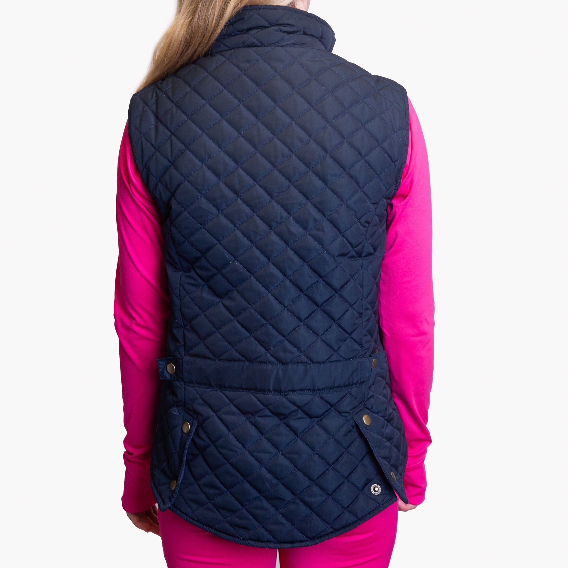 Gallop Equestrian Womens Navy Gilet