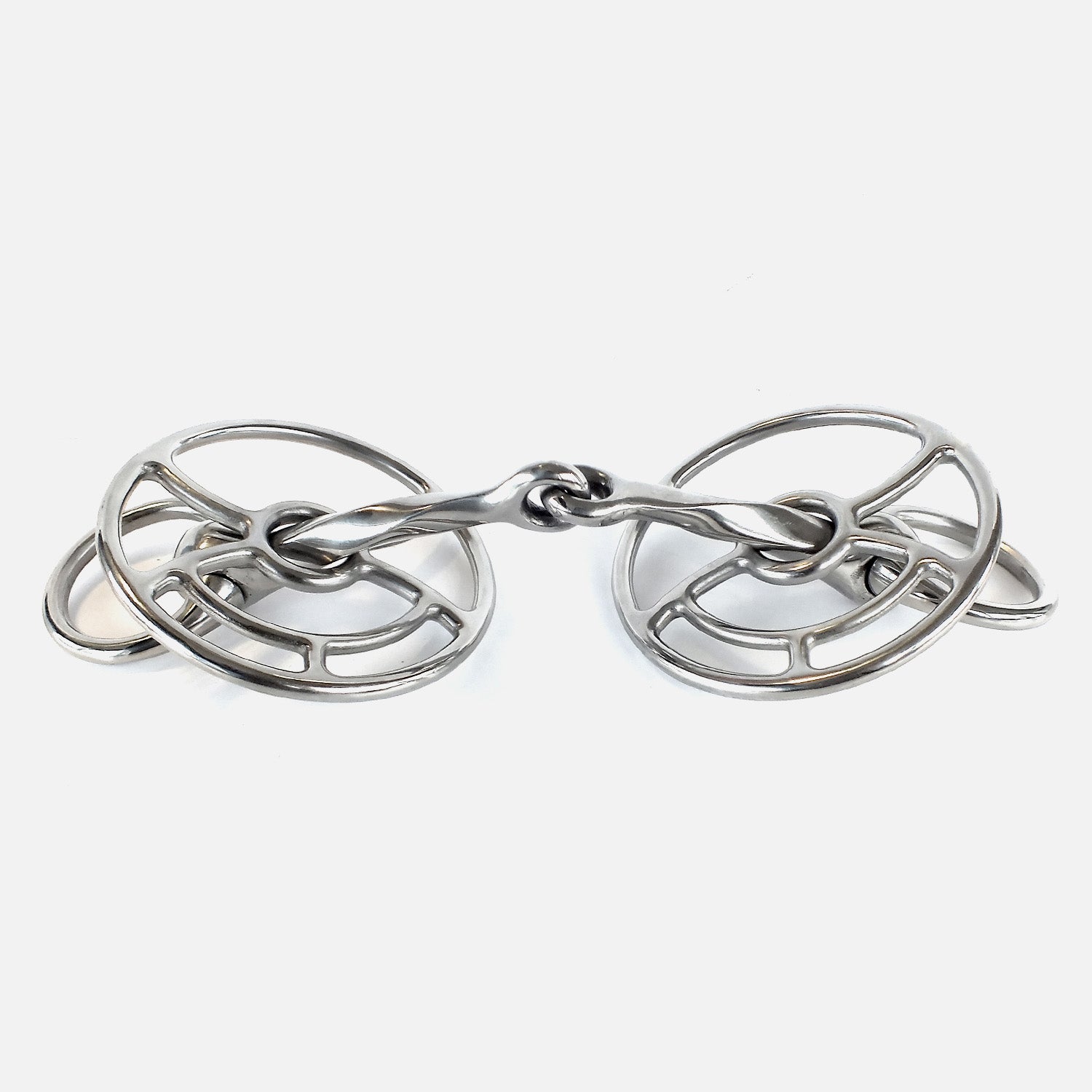 Whitaker Universal Bit with Twisted Bar Snaffle Mouth , 2 Sizes