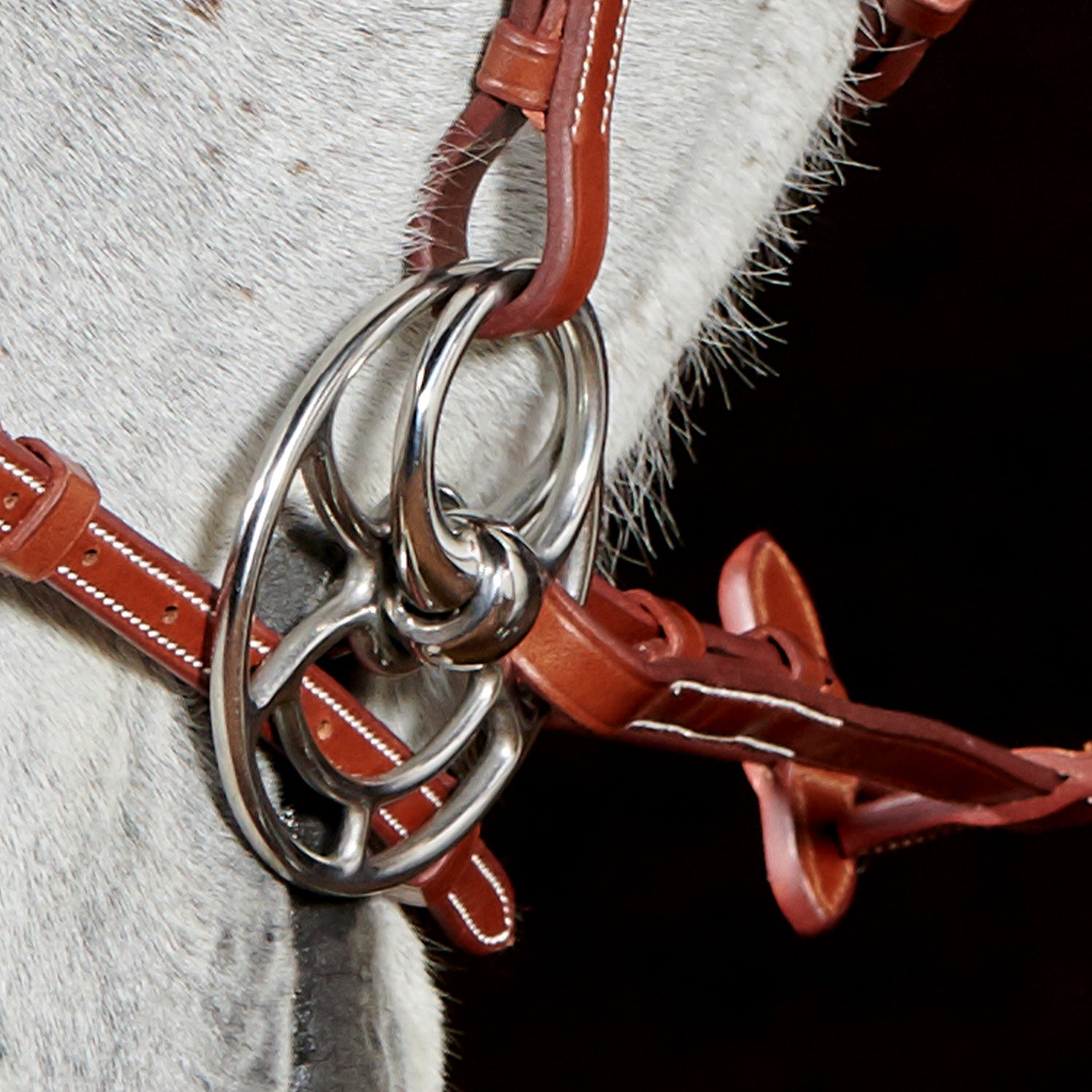 Whitaker Universal Bit with Twisted Bar Snaffle Mouth , 2 Sizes