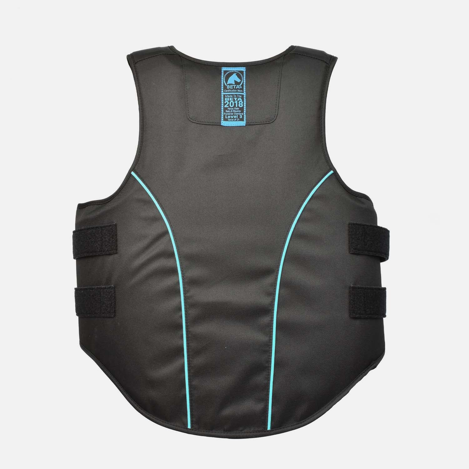 Whitaker Pro Child Body Protecto, EN13158-2018 Level 3 (BETA LEVEL 3), Black