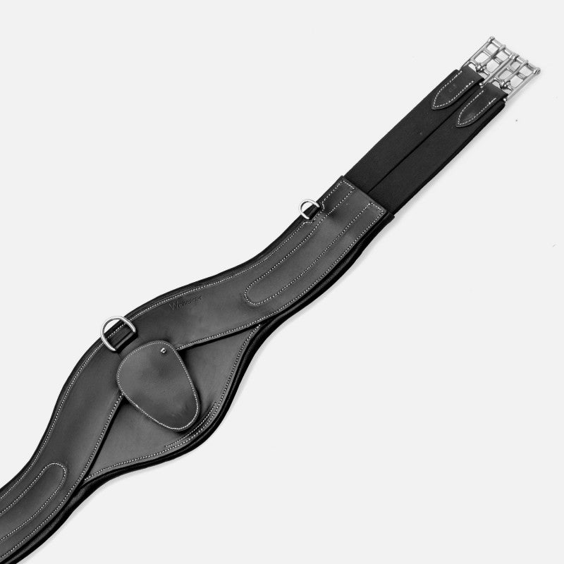 Whitaker Classic Leather Pressure Girth,  Black or Havana, 38"-56"
