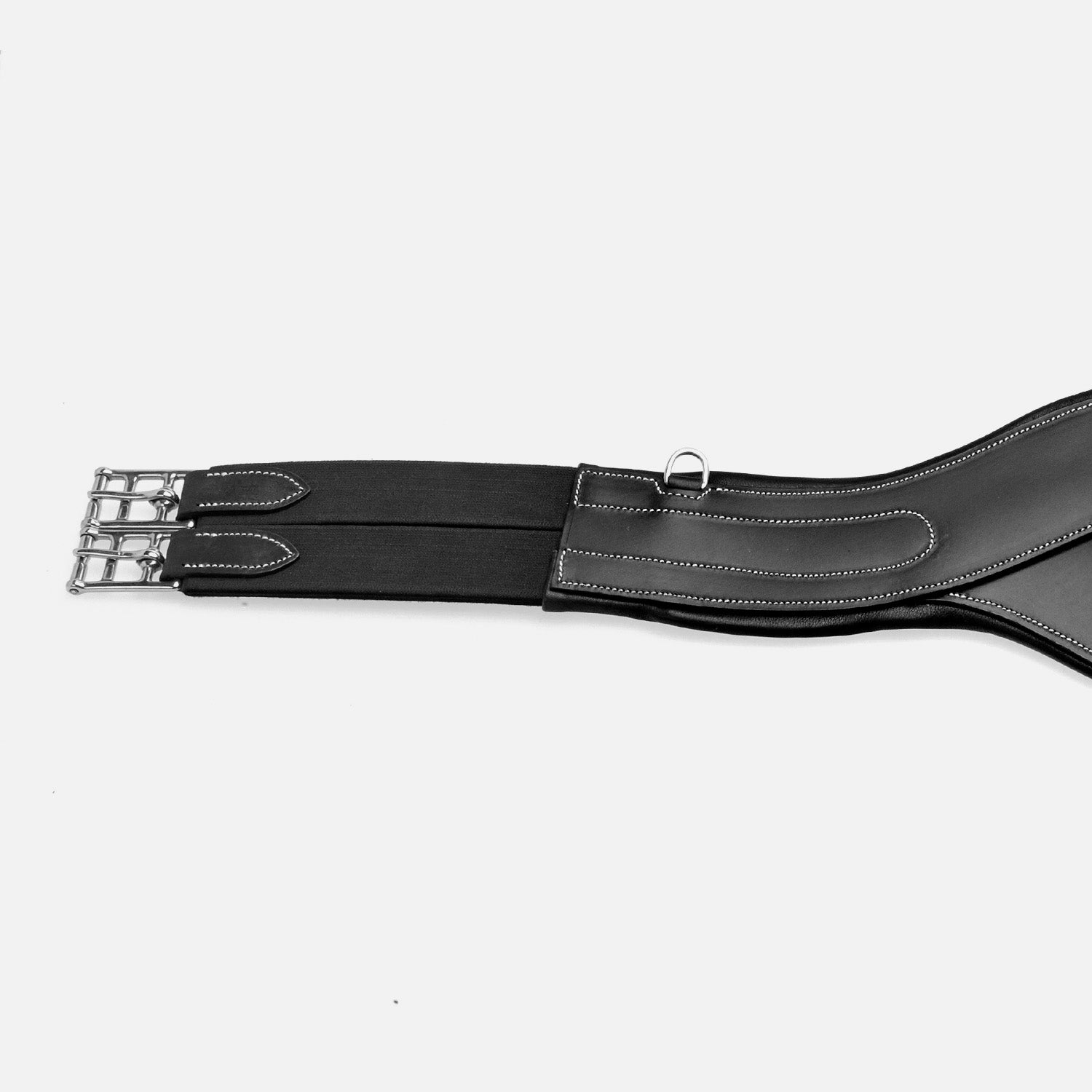 Whitaker Classic Leather Pressure Girth,  Black or Havana, 38"-56"