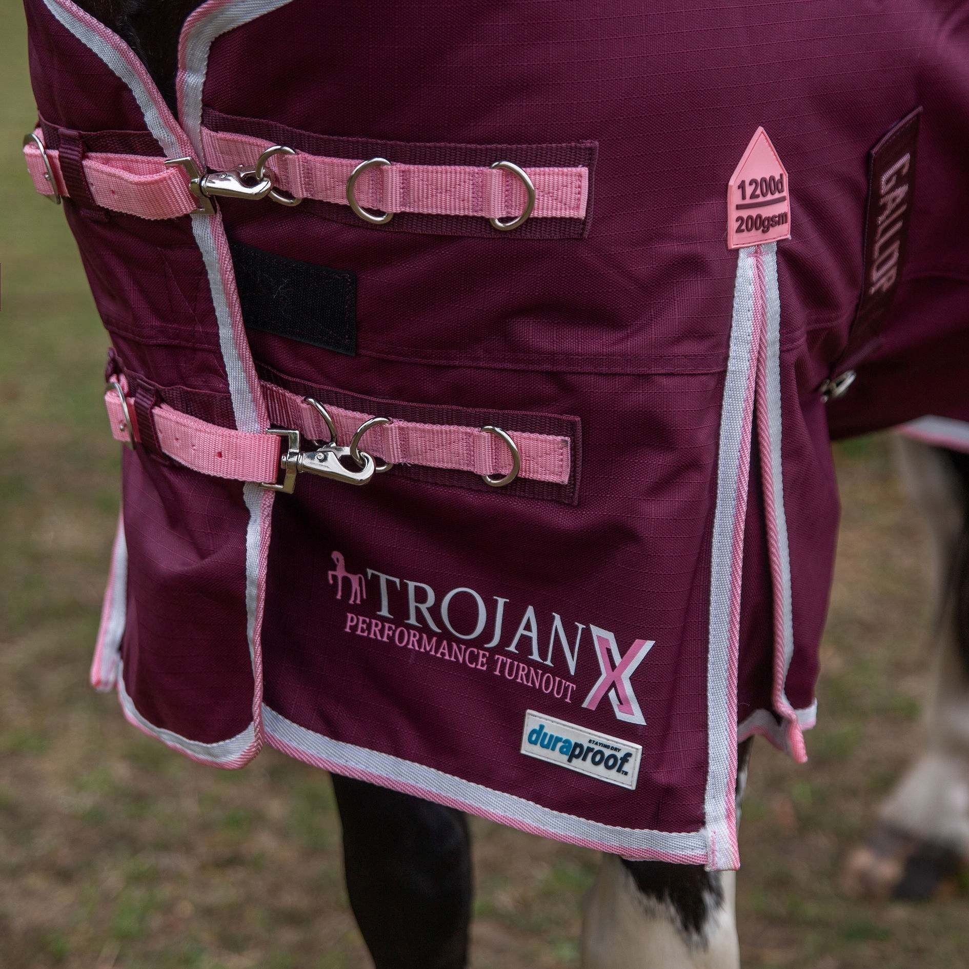 Gallop Trojan Xtra Duraproof 200G Mediumweight 1200 Denier Horse Turnout Rug