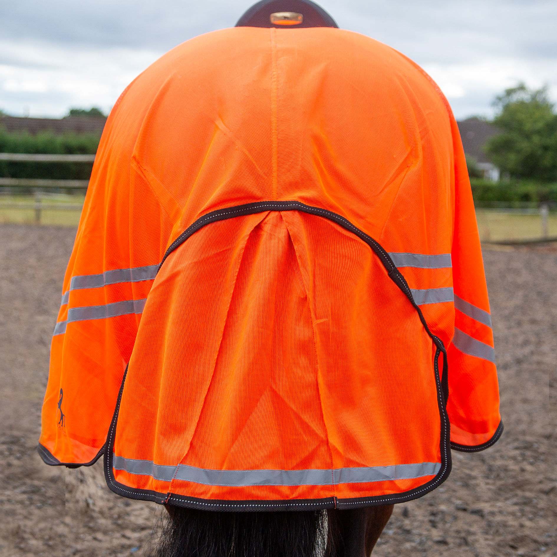Gallop TROJAN/PONIE Retro Reflective Mesh Exercise Sheet, Orange or Yellow