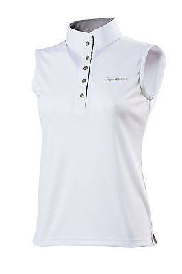 Picture of Ekkia Ladies Equi Theme Competition Show Polo Shirt Sleeveless Tailored Cut