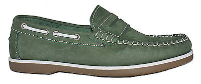 Picture of Kanyon Florence Ladies Boat Deck Shoes Casual Nubuck Leather Rubber Sole Womens