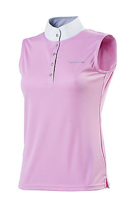 Picture of Ekkia Ladies Equi Theme Competition Show Polo Shirt Sleeveless Tailored Cut