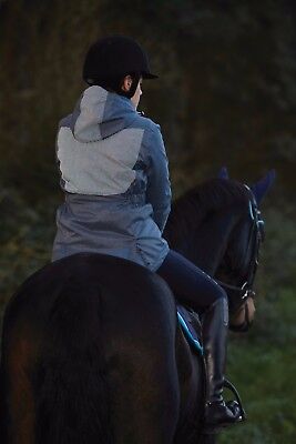 Picture of Harry Hall Lossie Junior Padded Jacket, Waterproof, Reflective Coat,