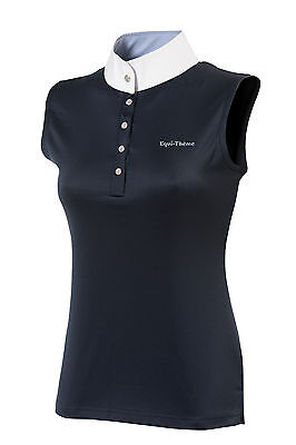 Picture of Ekkia Ladies Equi Theme Competition Show Polo Shirt Sleeveless Tailored Cut