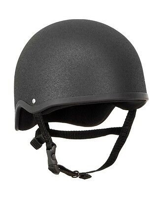Picture of Champion Pro Plus Junior Skull Riding Hat / Helmet Black Kitemark PAS015.2011
