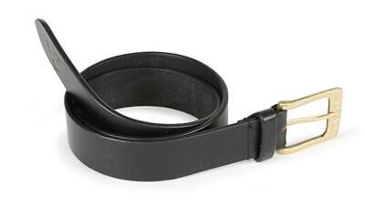 Picture of Shires Aubrion 25mm Skinny Leather Belt in Black
